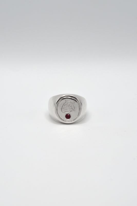Strawberry Signet Ring